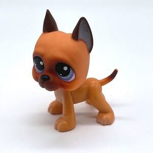 Hasbro Littlest Pet Shop Great Dane 244 LPS Authentic Blue Eyes